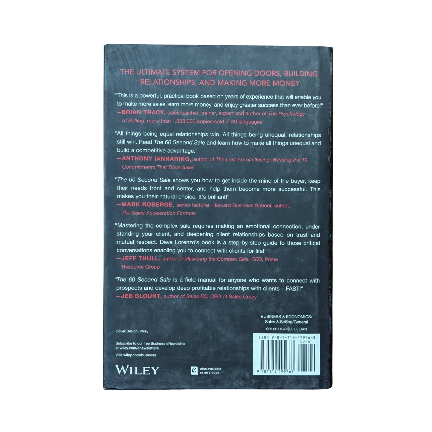 The 60 Second Sale The Ultimate System for Building Lifelong Client Relationships in the Blink of an Eye