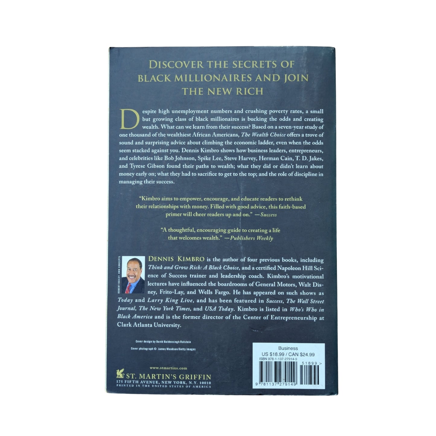 The Wealth Choice: Success Secrets of Black Millionaires