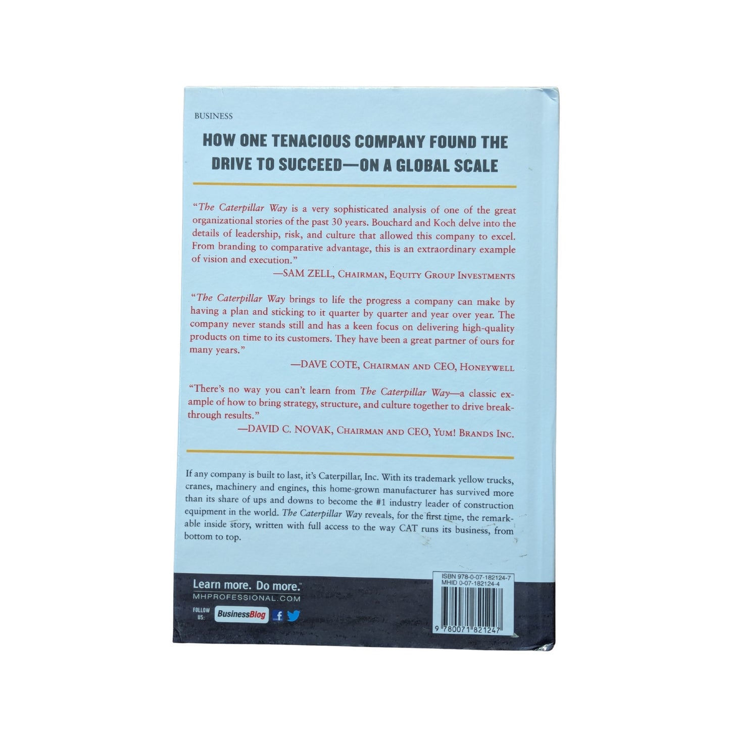 The Caterpillar Way: Lessons in Leadership, Growth, and Shareholder Value