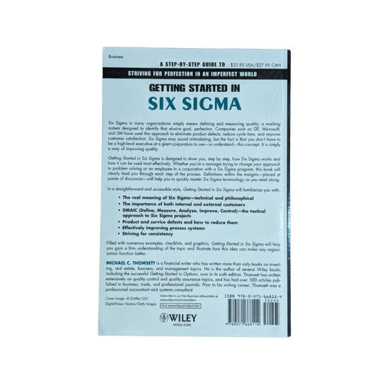 Getting Started in Six Sigma