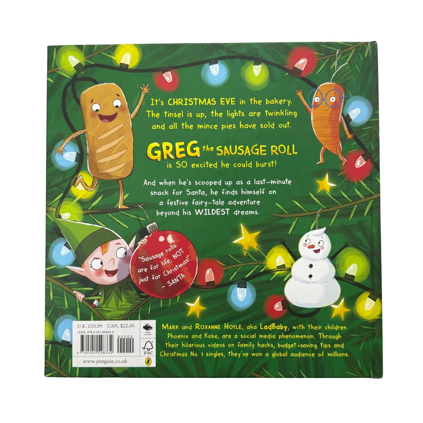 Greg the Sausage Roll: Santa's Little Helper: A LadBaby Book