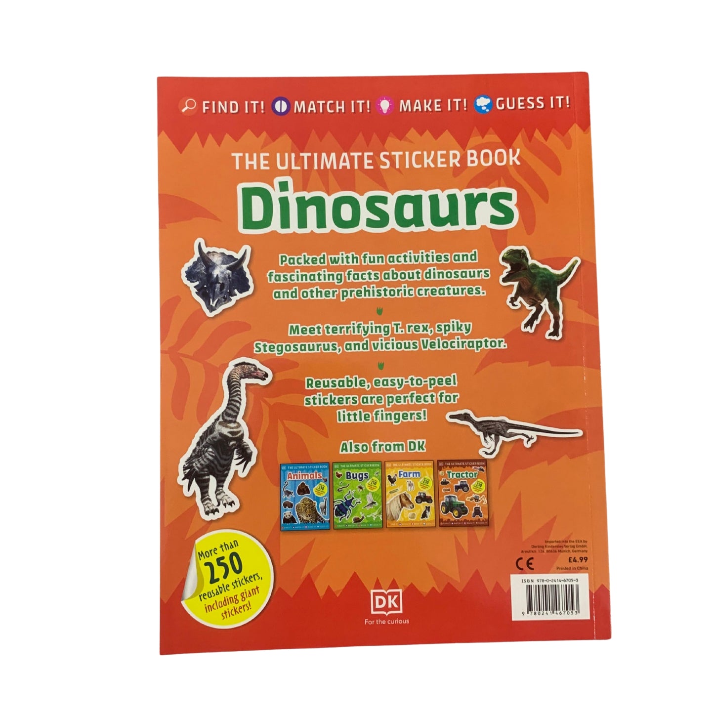 The Ultimate Sticker Book Dinosaur