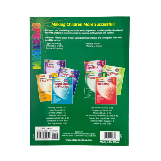 Writing, Grade 4 (Spectrum)