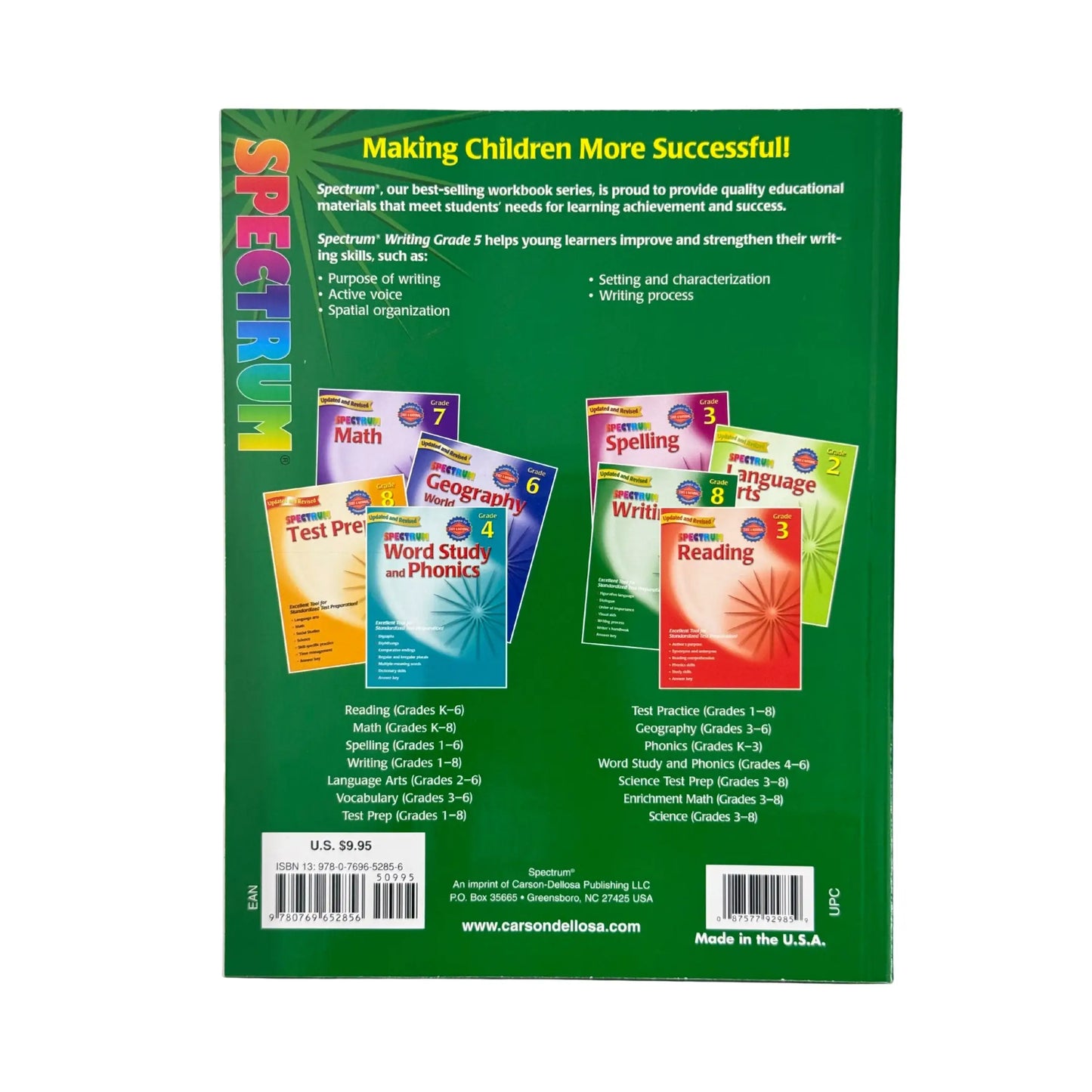 Writing, Grade 5 (Spectrum)