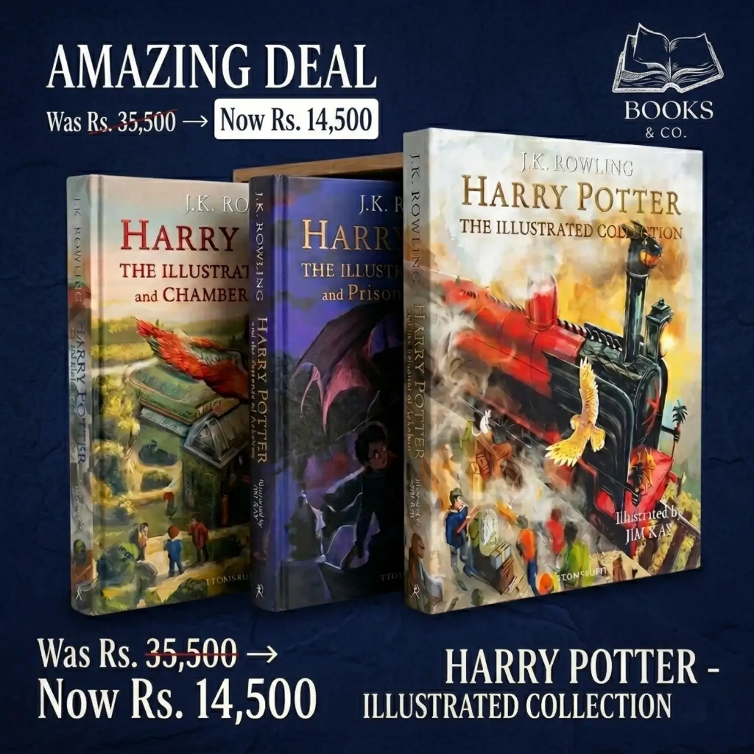 Harry Potter 3 Books Set