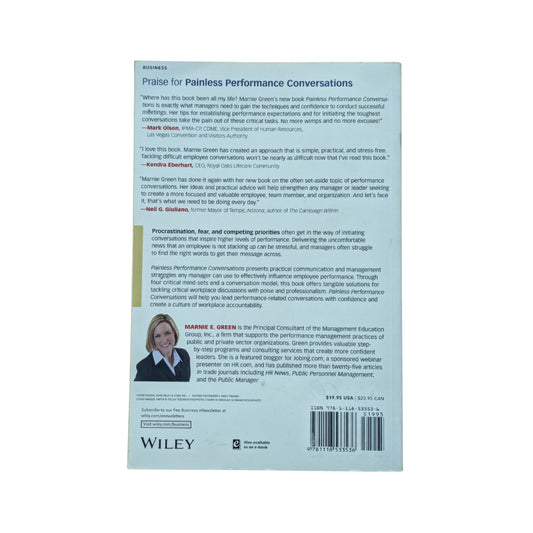 Painless Performance Conversations A Practical Approach to Critical Day-to-Day Workplace Discussions
