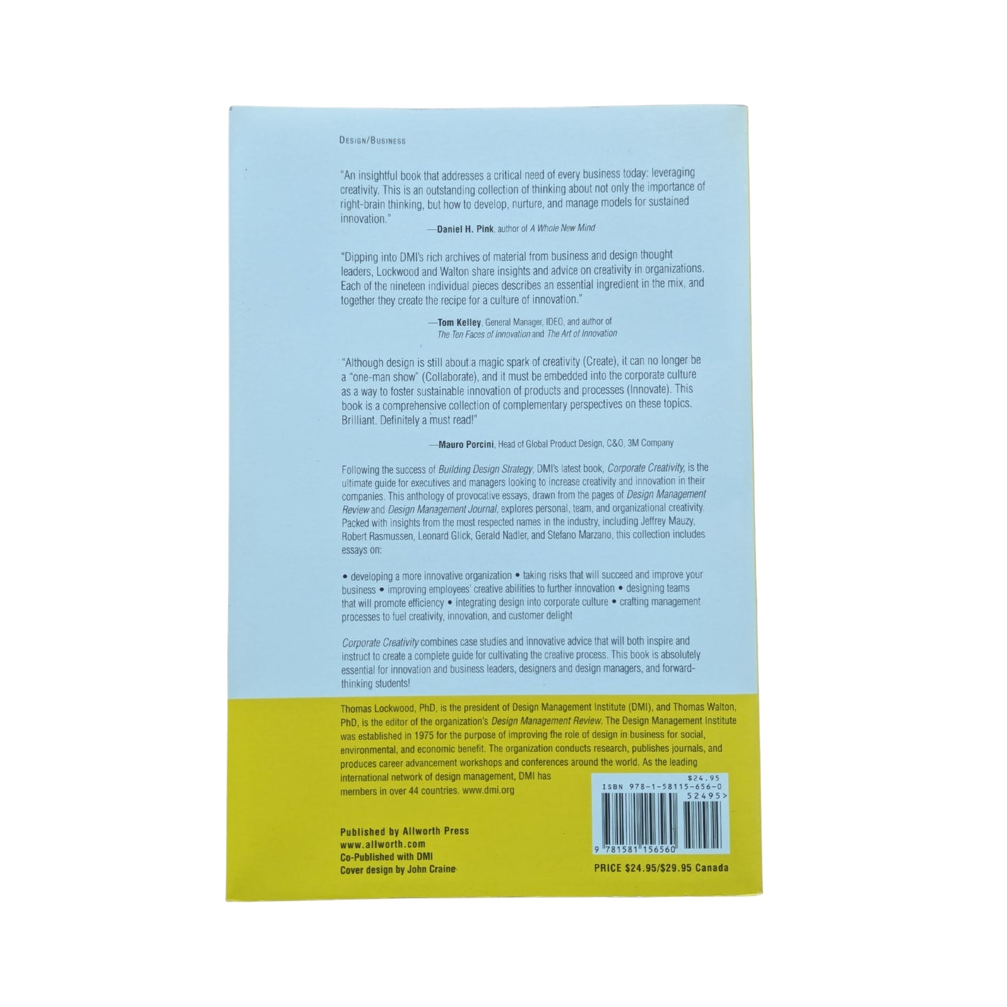 Corporate Creativity: Developing an Innovative Organization