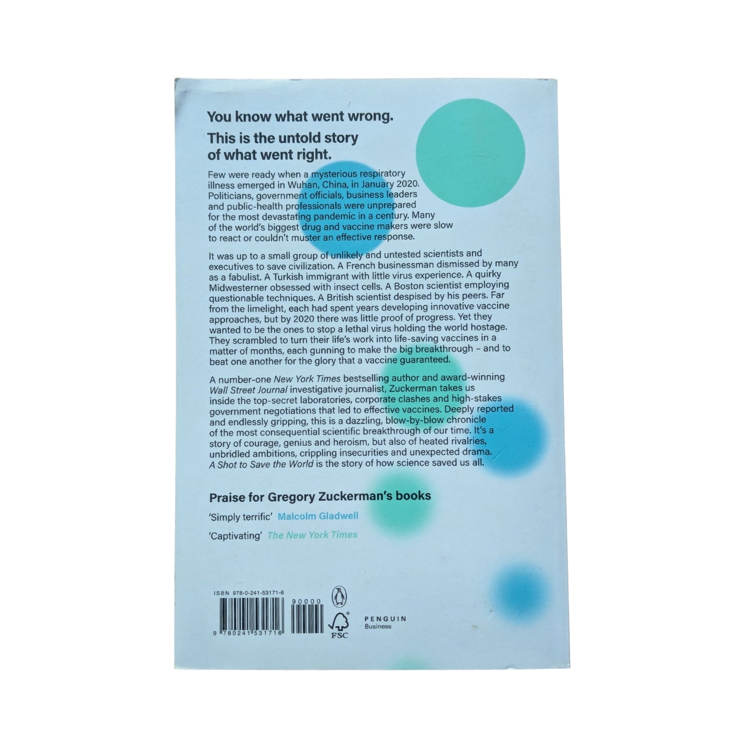 A Shot to Save the World The Remarkable Race and Ground-Breaking Science Behind the Covid-19 Vaccines