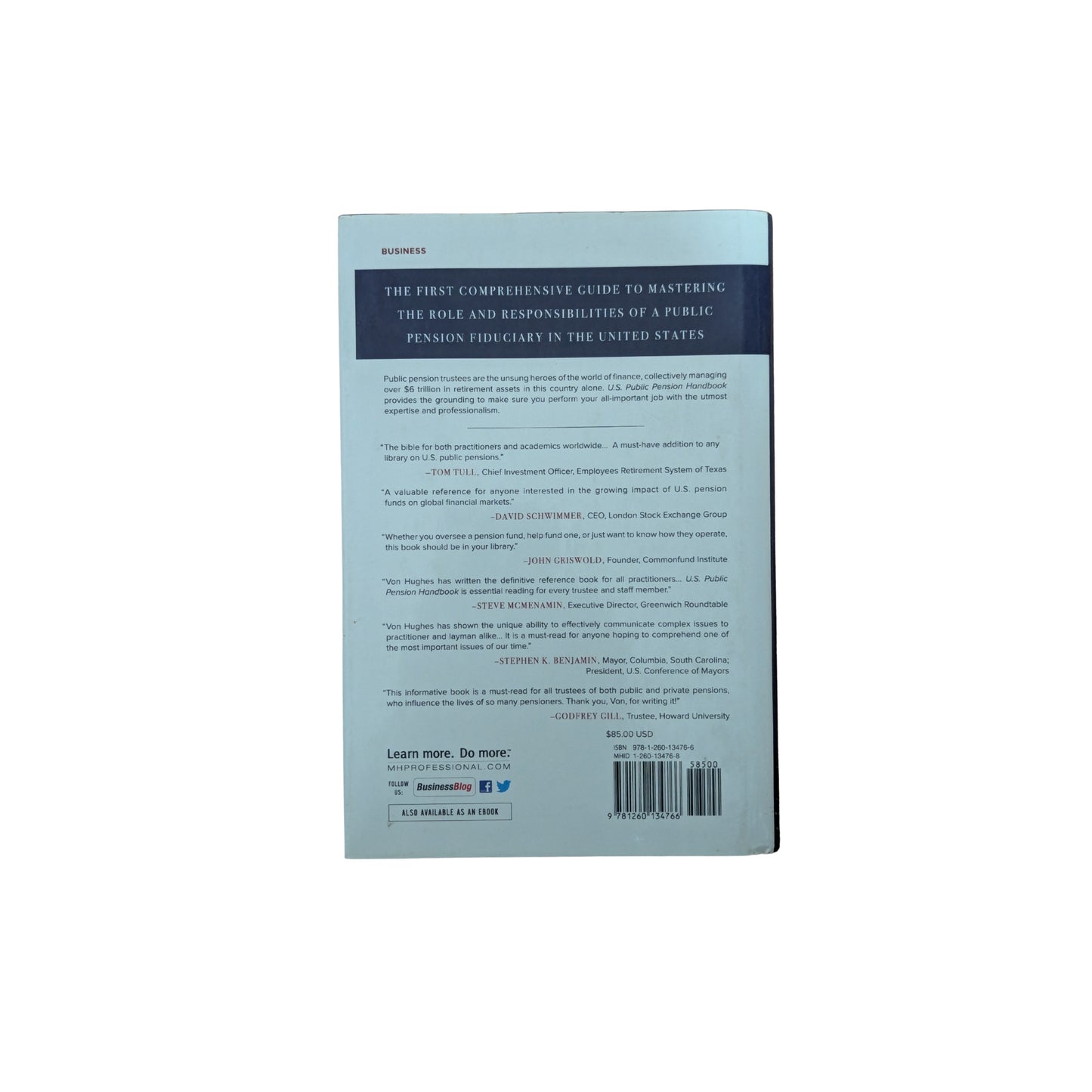 U.S. Public Pension Handbook: A Comprehensive Guide for Trustees and Investment Staff