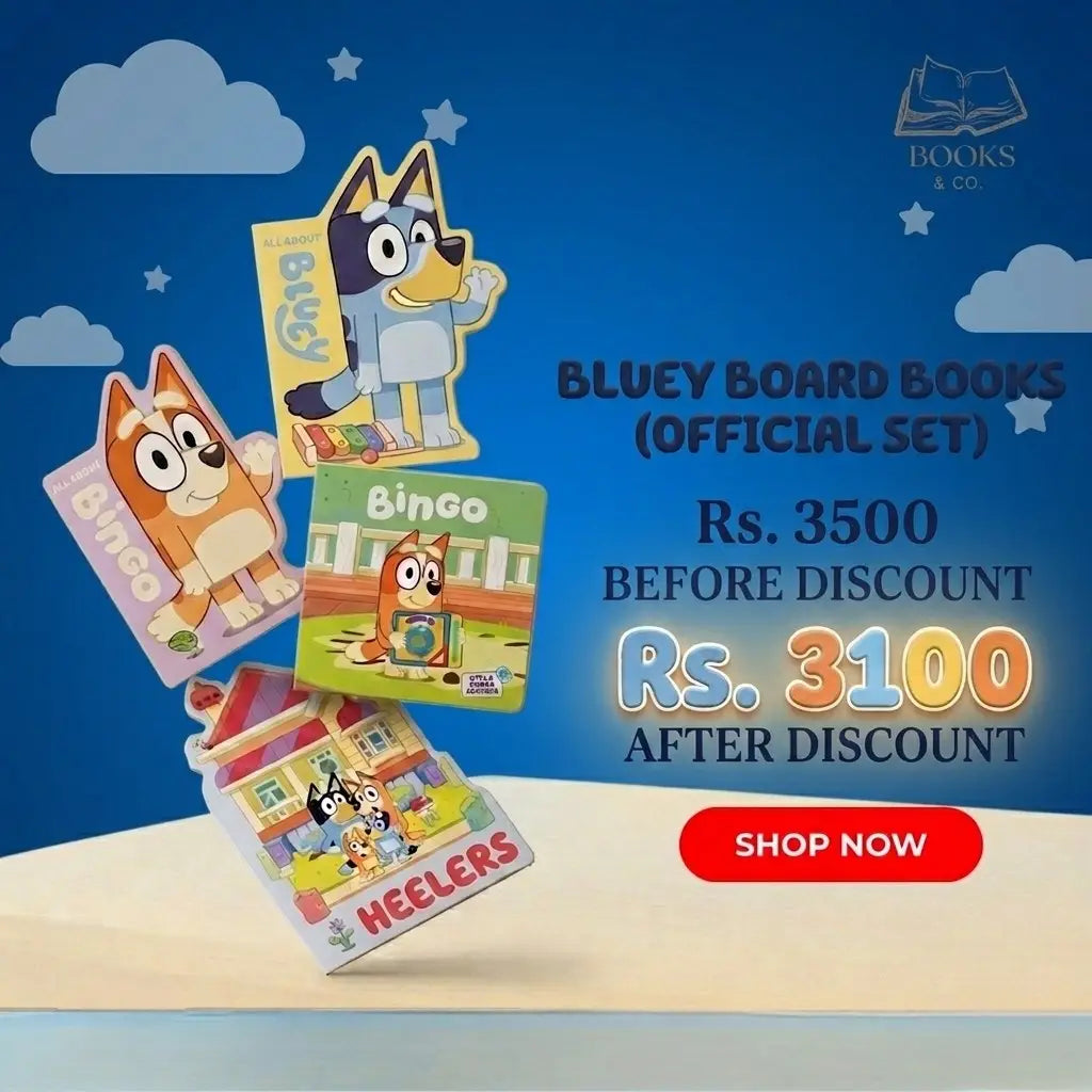 Bluey & Family 4-Book Premium Board Book Set Deal – Ultimate Heeler Collection