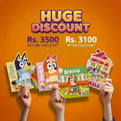 Bluey & Family 4-Book Premium Board Book Set Deal – Ultimate Heeler Collection