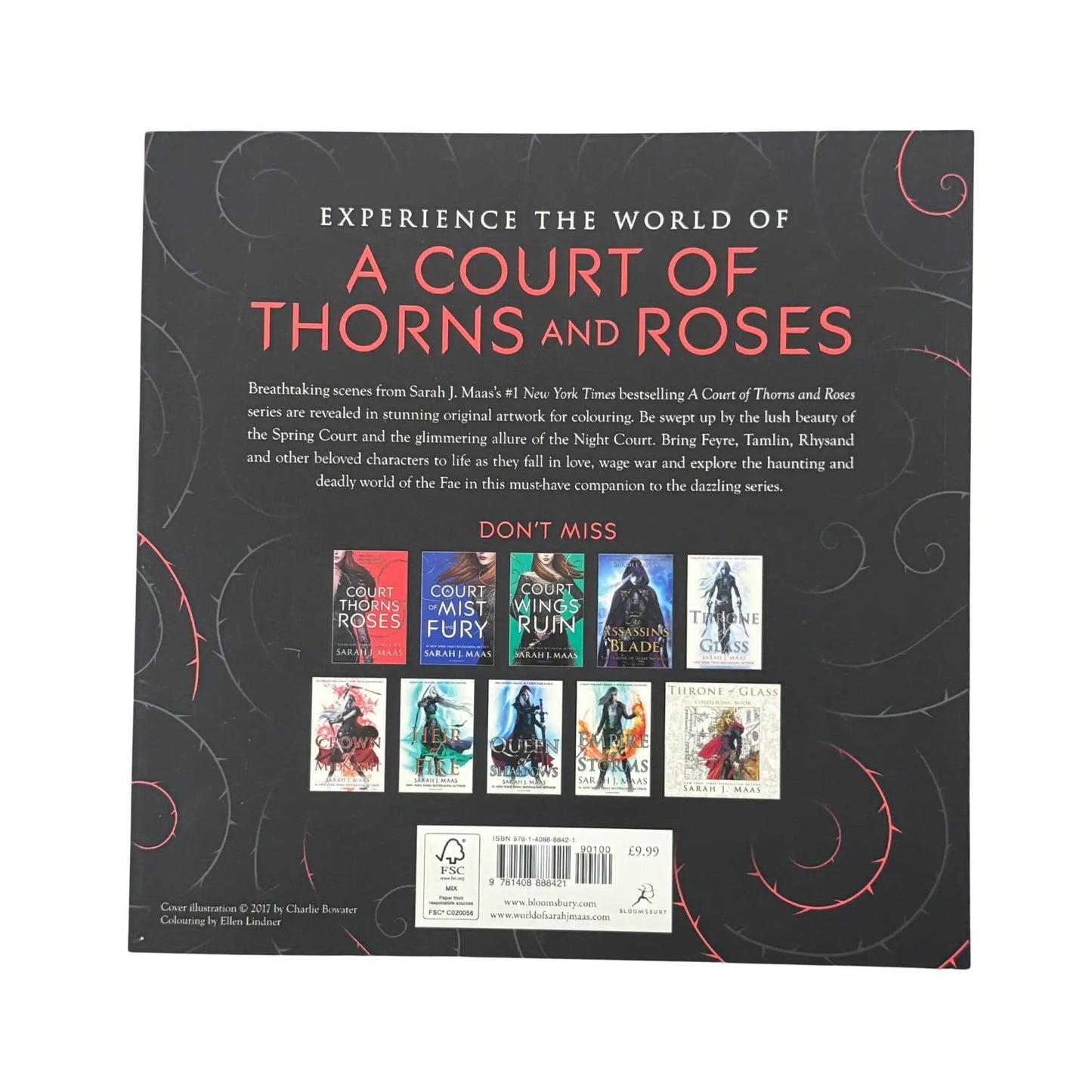 A Court of Thorns and Roses Colouring Book