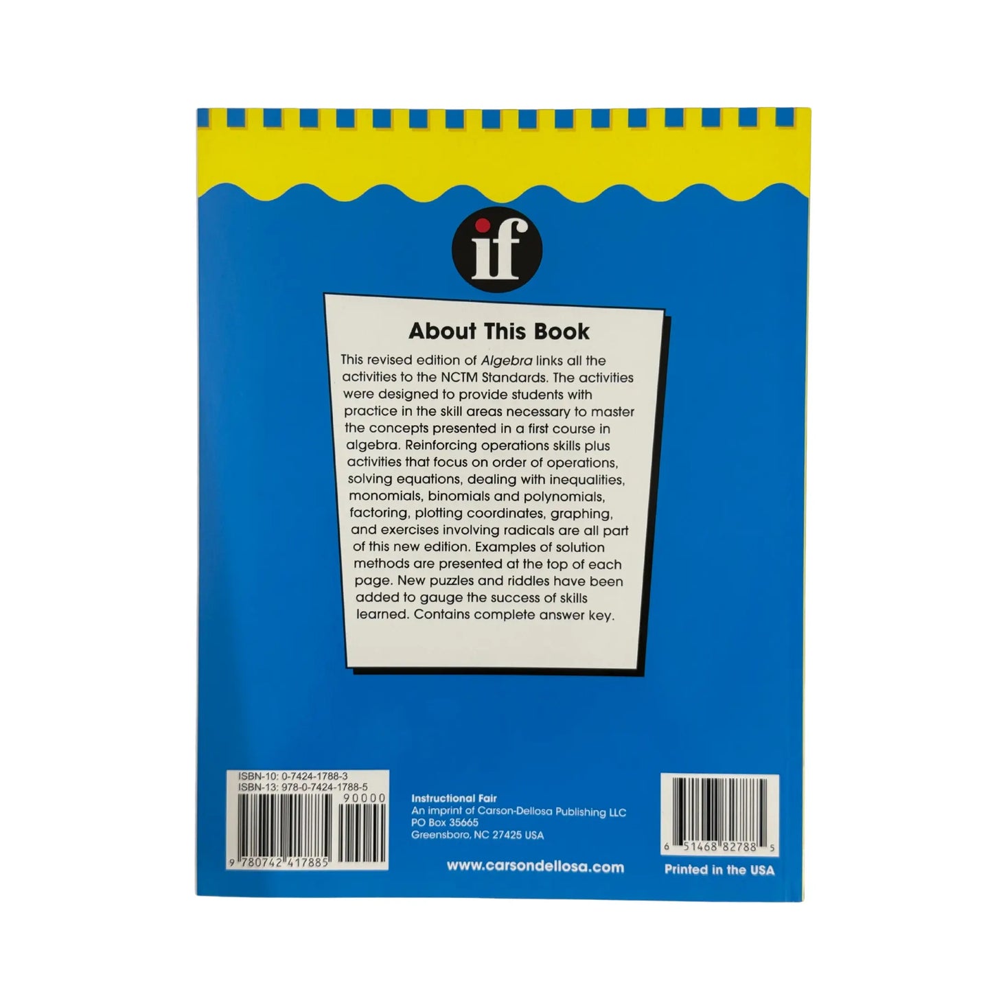 Algebra, Grades 5 - 8 (The 100+ Series™) 