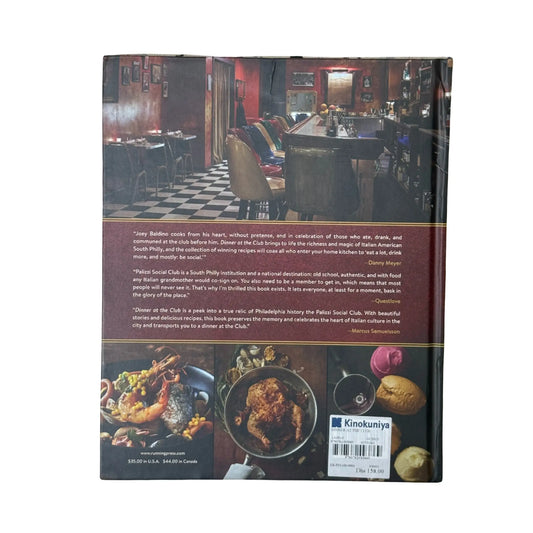 Dinner at the Club: 100 Years of Stories and Recipes from South Philly's Palizzi Social Club