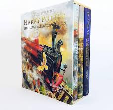 Harry Potter Illustrated set of 3 (Hardcover)