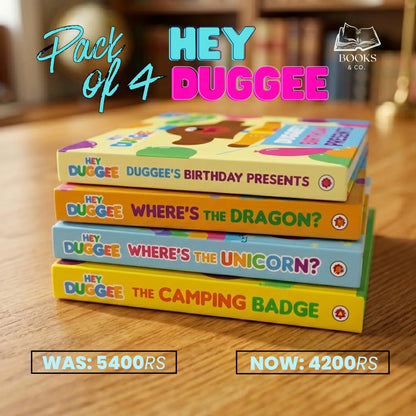 Hey Duggee 4 Books Set – Fun Learning Story Collection for Kids