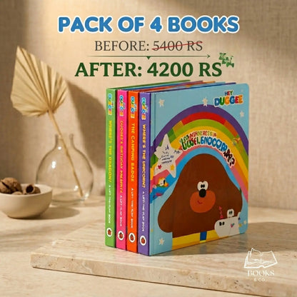 Hey Duggee 4 Books Set – Fun Learning Story Collection for Kids