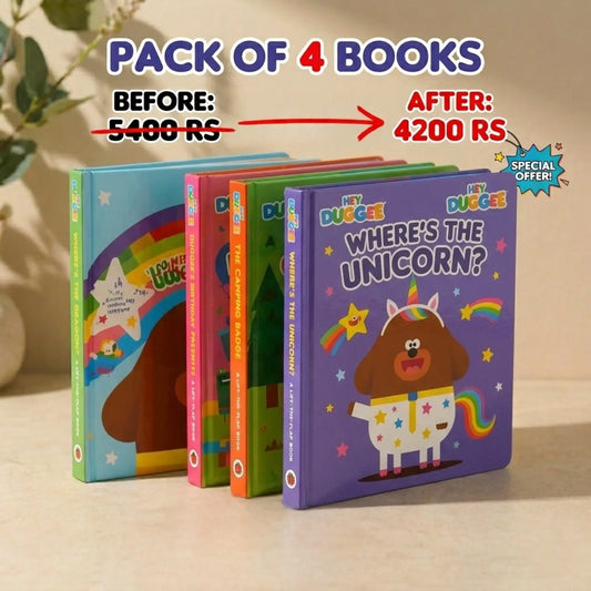 Hey Duggee 4 Books Set – Fun Learning Story Collection for Kids