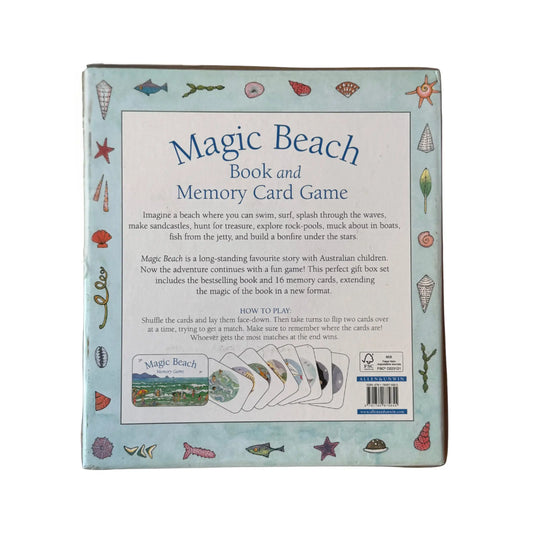 Magic Beach - Book and Memory Card Game