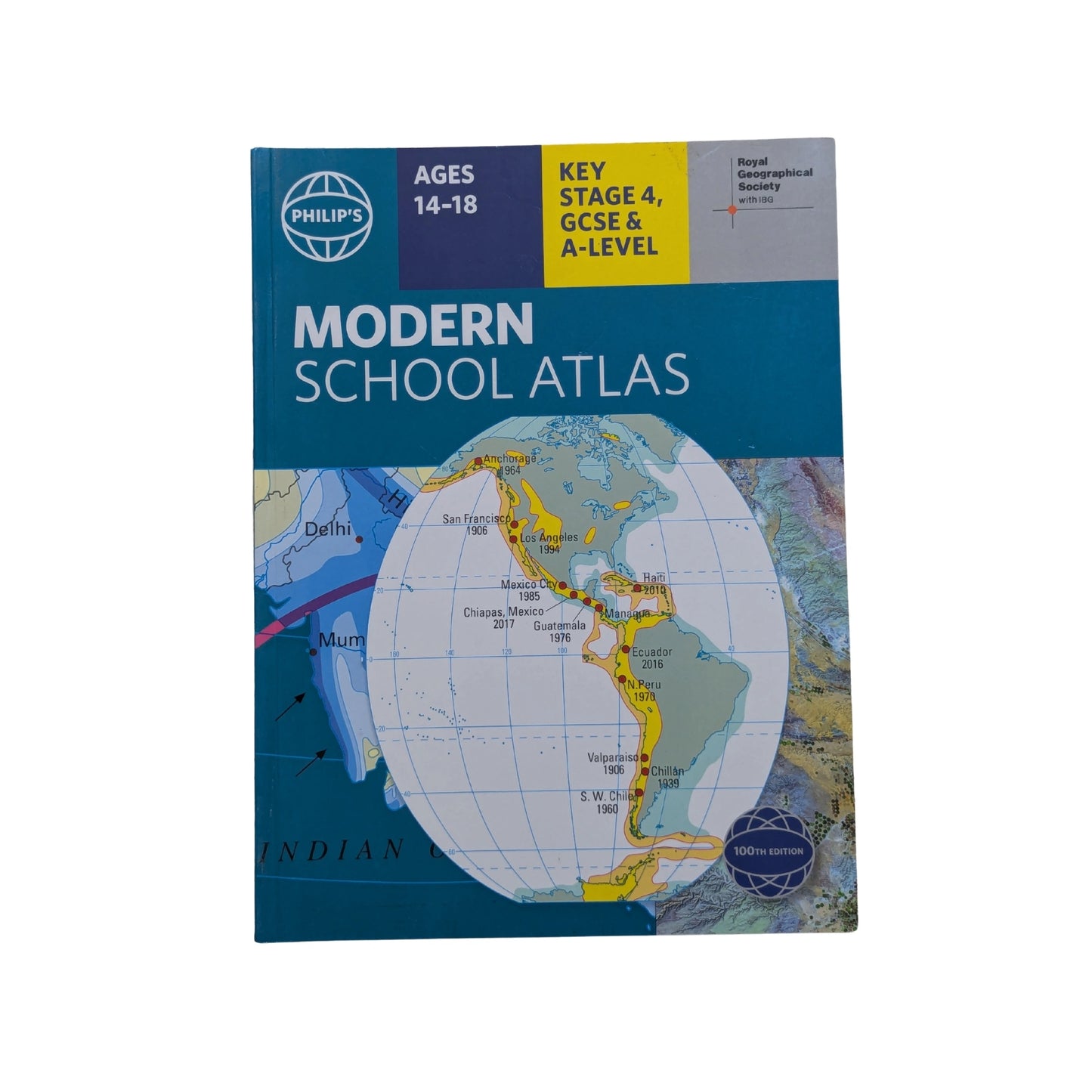 Philip's RGS Modern School Atlas 100th Edition
