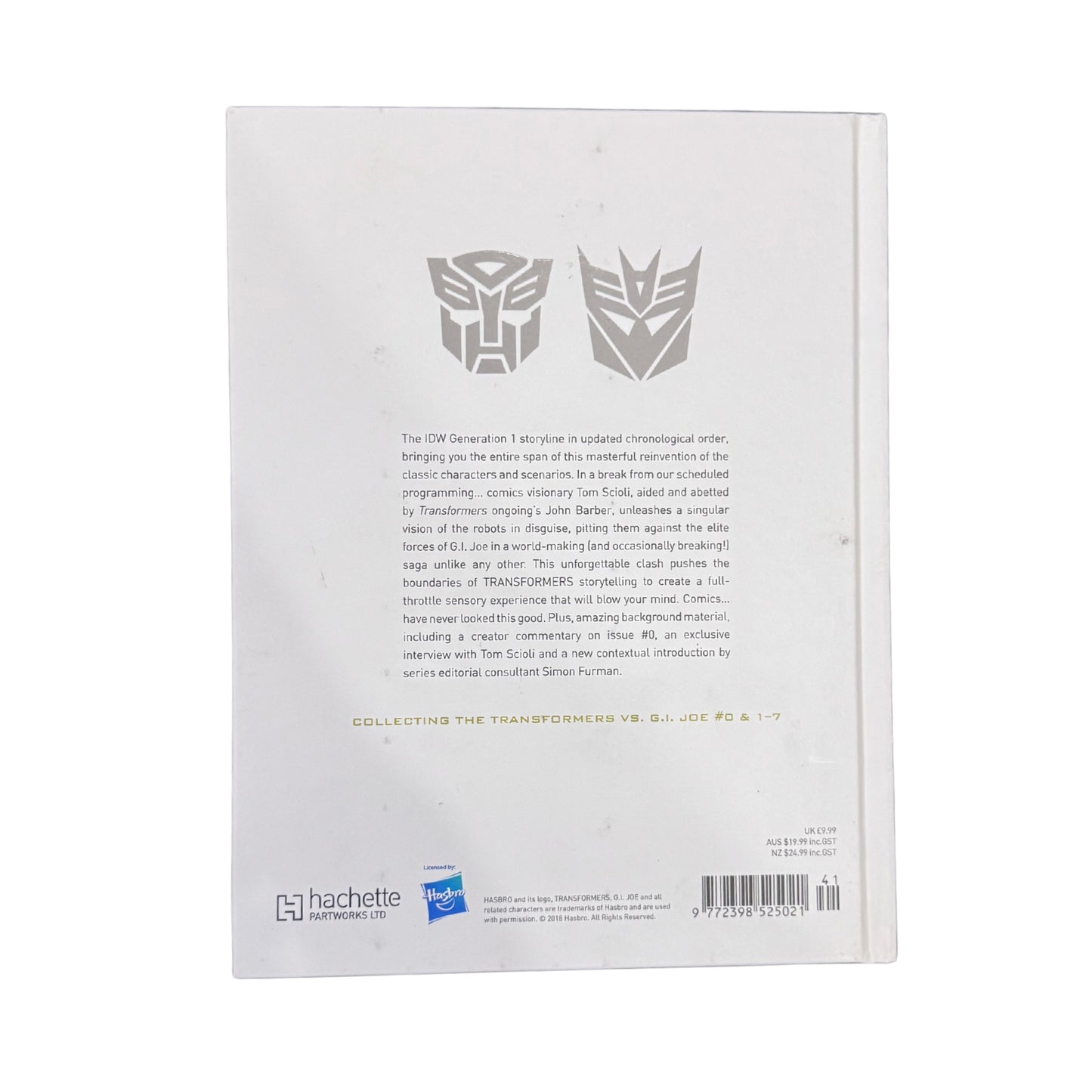 TRANSFORMERS THE DEFINITIVE G1 COLLECTION VL:73 TRANSFORMERS VS GI JOE PART 1