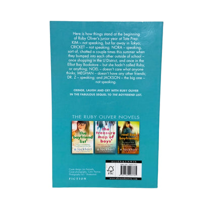 The Boy Book: A Ruby Oliver Novel 2 A study of boy habits and behaviours from me, Ruby Oliver