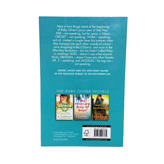 The Boy Book: A Ruby Oliver Novel 2 A study of boy habits and behaviours from me, Ruby Oliver