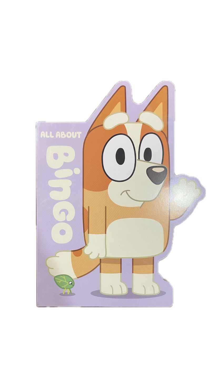 Bluey: All About Bingo: A Shaped Board Book (Board Book)
