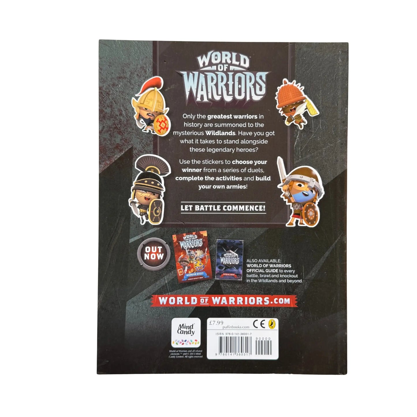 World of Warriors Official Sticker Book